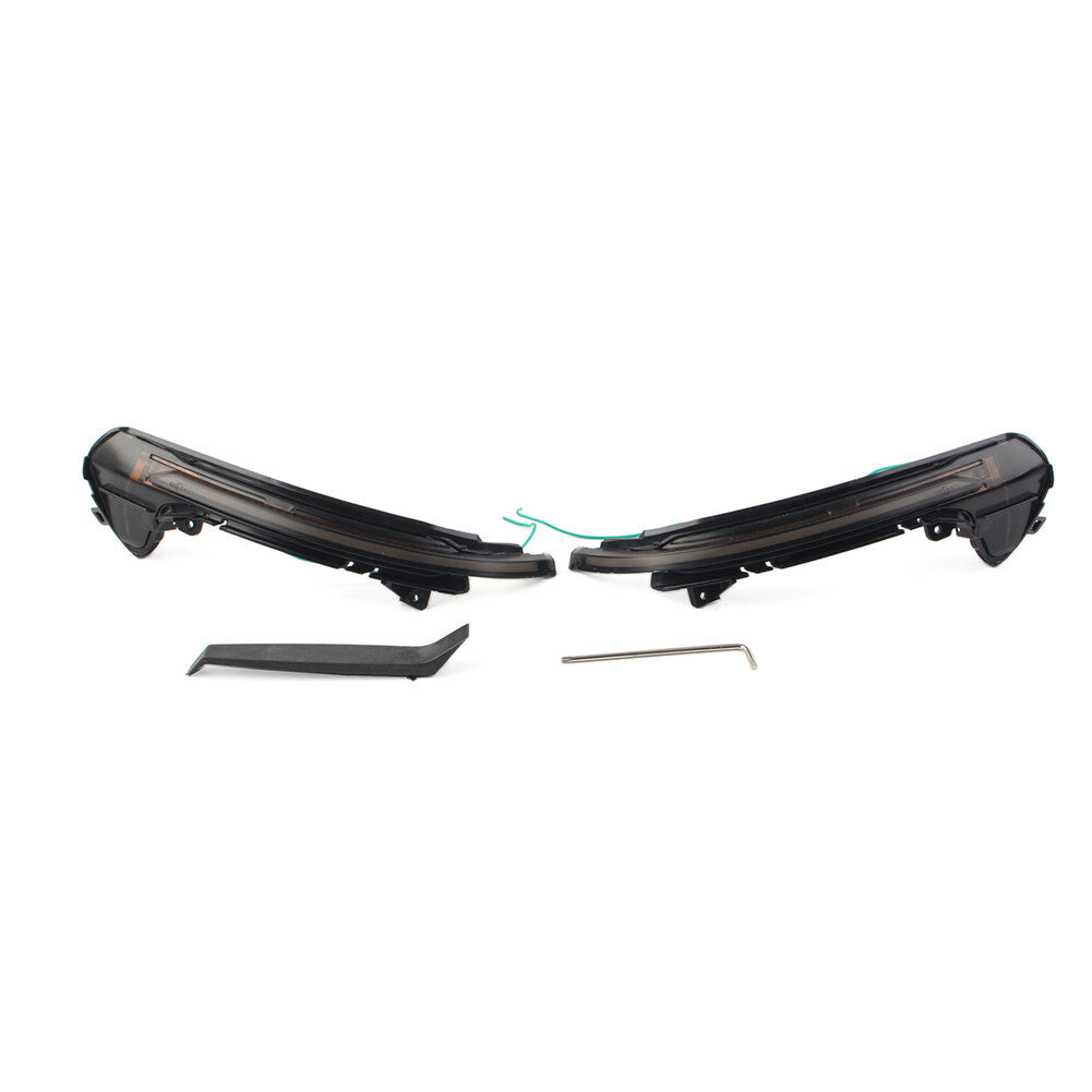 LED Turn Signal Light Side Mirror Lamp for Audi A6 C7 C7.5 RS6 S6 4G Yellow+Blue