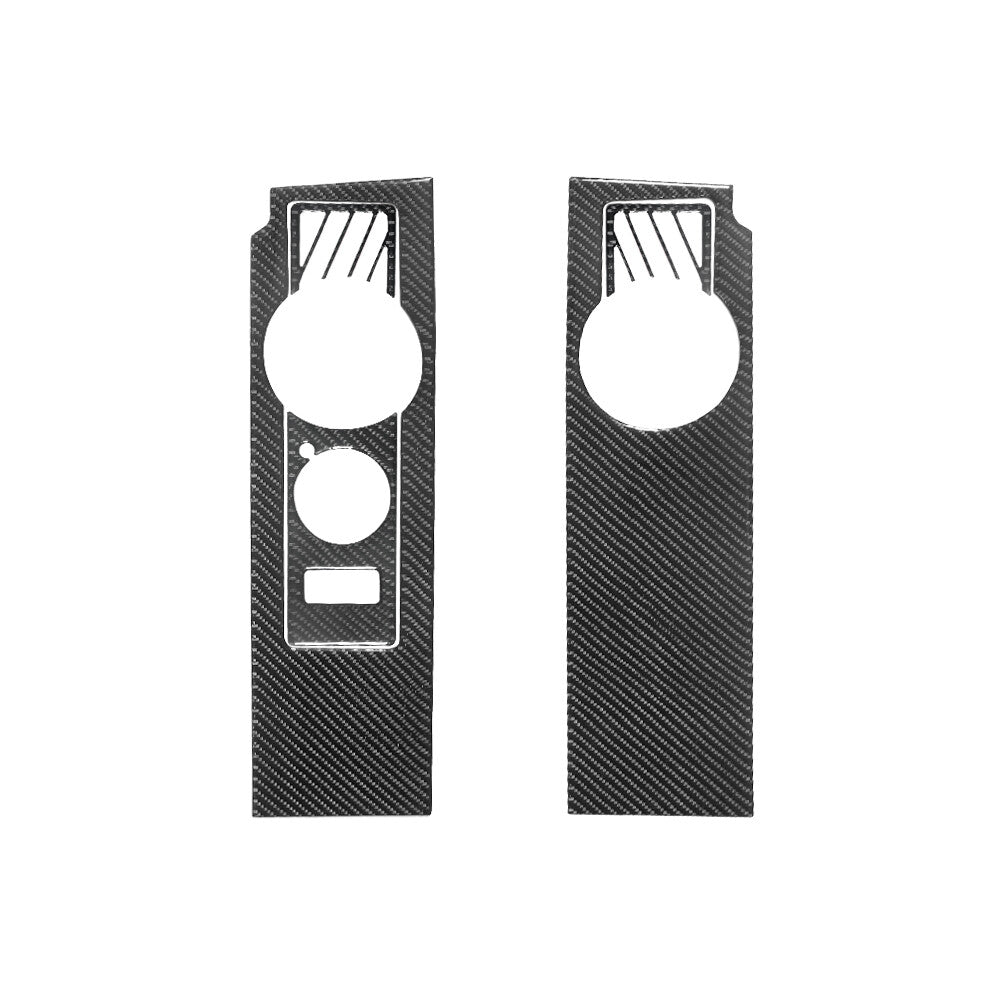 5pcs Carbon Fiber Side Defogger Air Vent Panel Trim for Ford Explorer 2008-2010