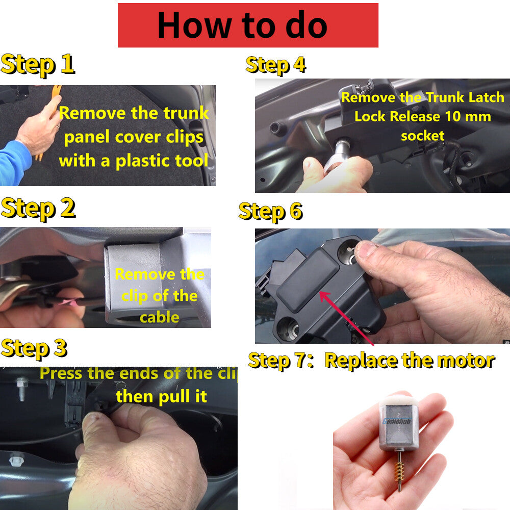 Power Trunk Lock Latch motor for 2008-2015 for Nissan Rogue