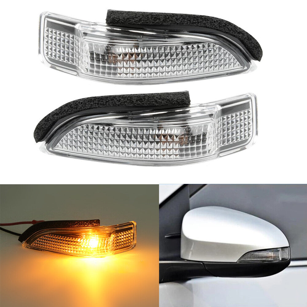 2X for 2014-2017 for Toyota for Camry for Corolla Car Side Mirror Turn Signal Light Lamps