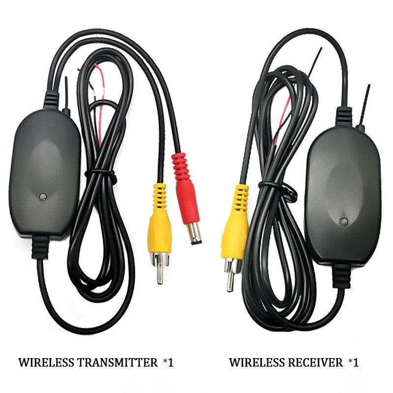 2.4GHZ Wireless Video Transmitter Receiver Backup Camera for Car Monitor Reverse