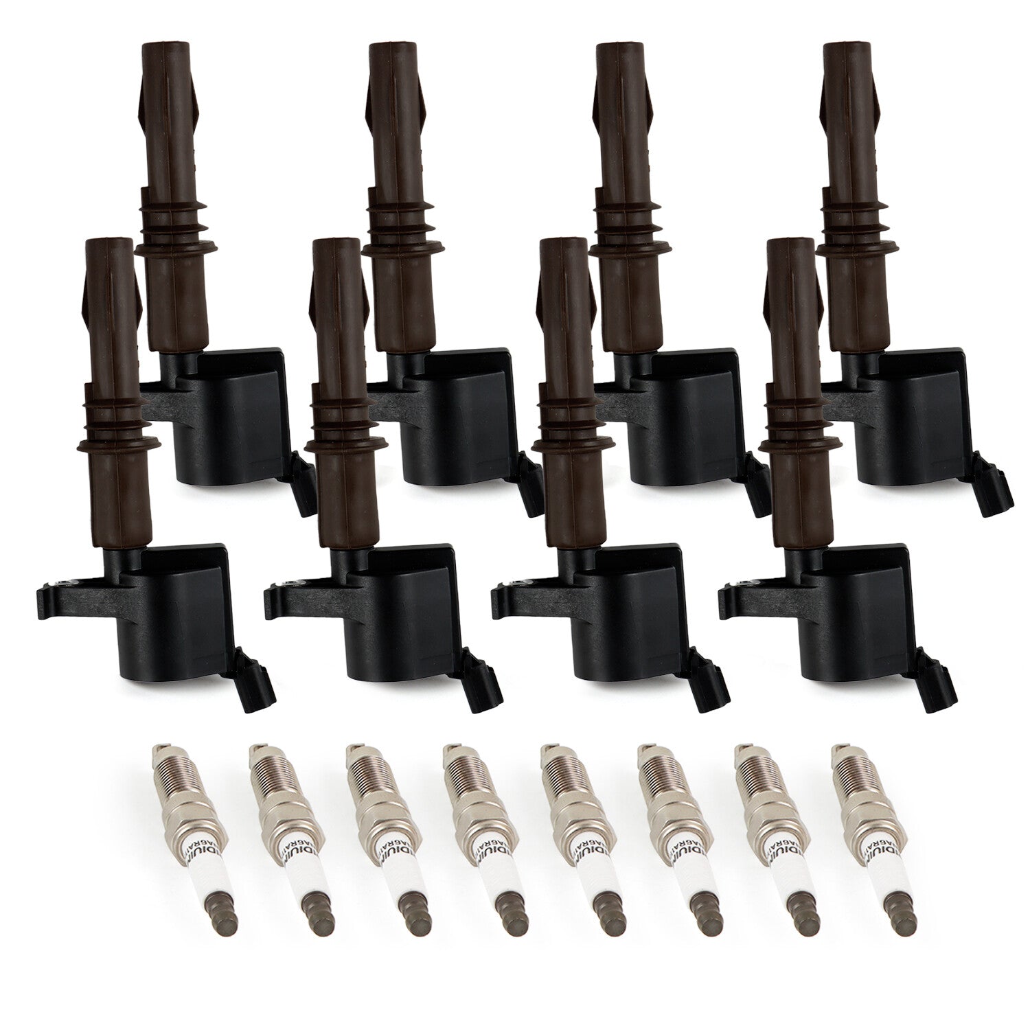 for Ford Expedition F-150 FD509 8pcs Ignition Coils +8pcs Iridium Spark Plugs