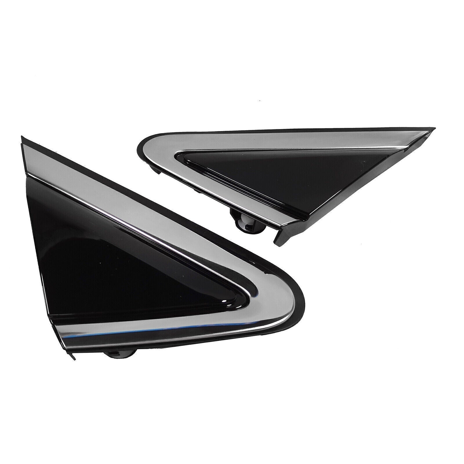 2x For 2015-2018 for Nissan Murano Front Fender Mirror Molding Triangle Corner Trim