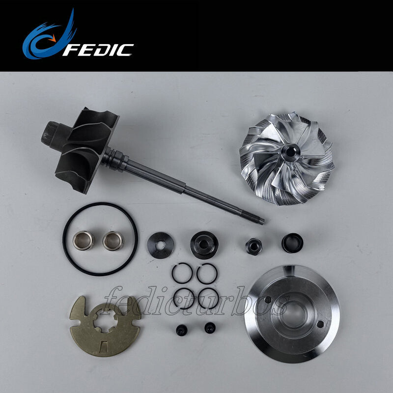 Turbo shaft and wheel + repair kit 54409880002 for Audi A3 Q3 S3 140HP 103Kw