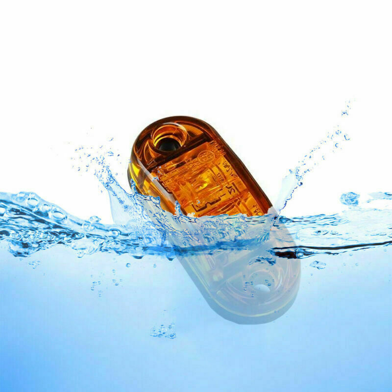 2-20X SMD 2LED Truck Side Marker Light Clearance Identification Lamp Trailer 12V