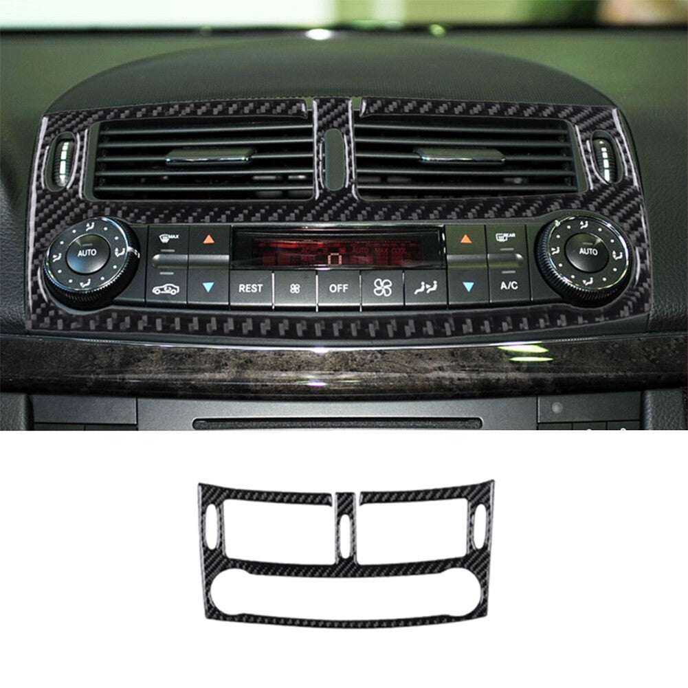 Carbon Fiber Central Air Outlet Trim for Mercedes-Benz E-Class W211