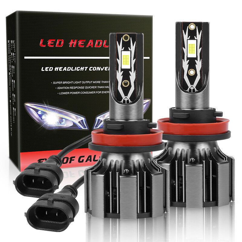 H11/H8/H9 LED Headlight Kit Bulbs 120W 25000LM High Low Beam 6000K Super White