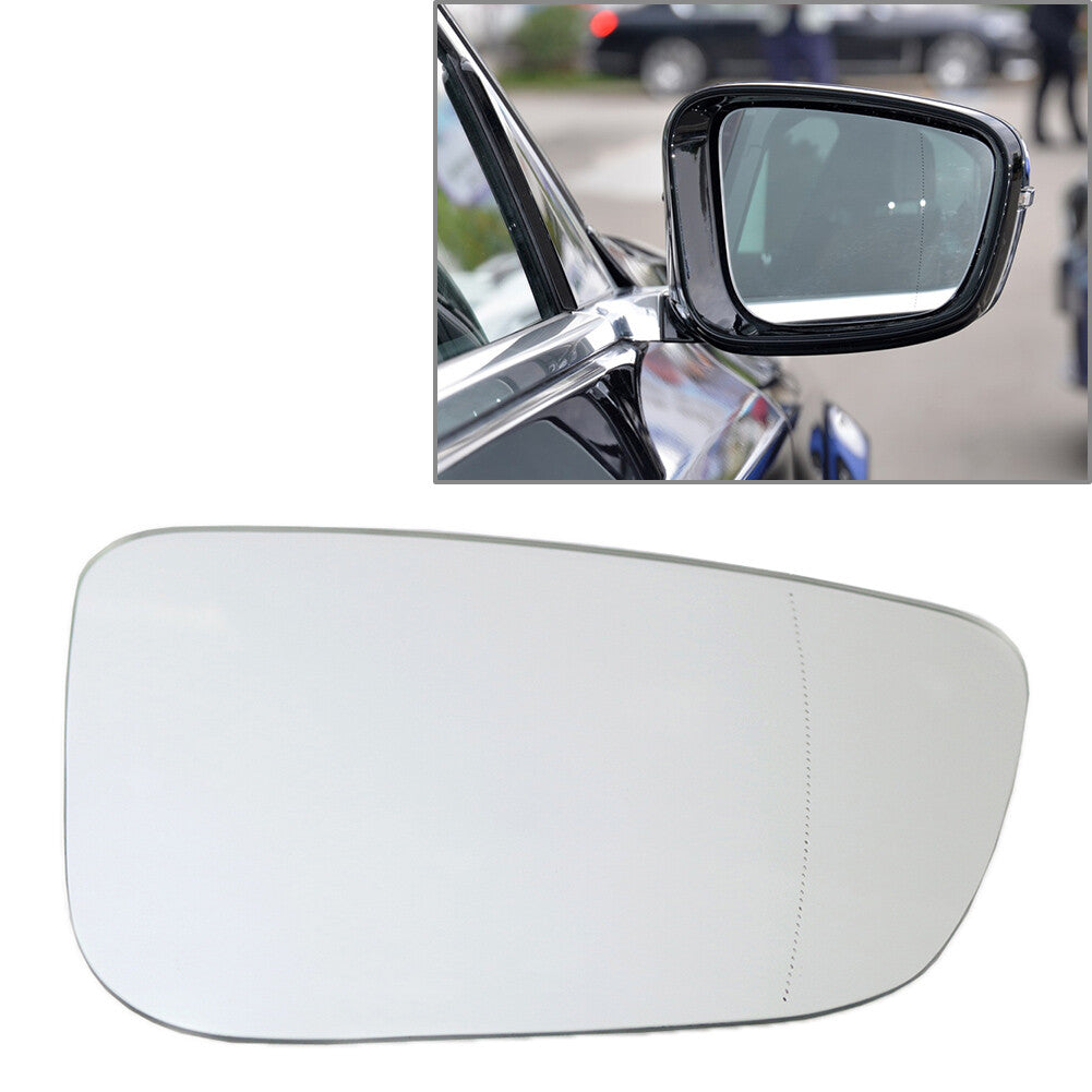 Rearview Mirror Glass Reversing Mirror Lens White for BMW 3 5 6 7 8 Series Right