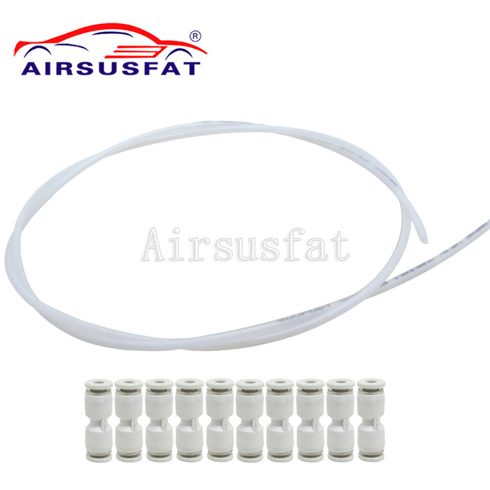 10-piece pack of 4mm diameter connectors and 5-meter 4mm nylon air hoses