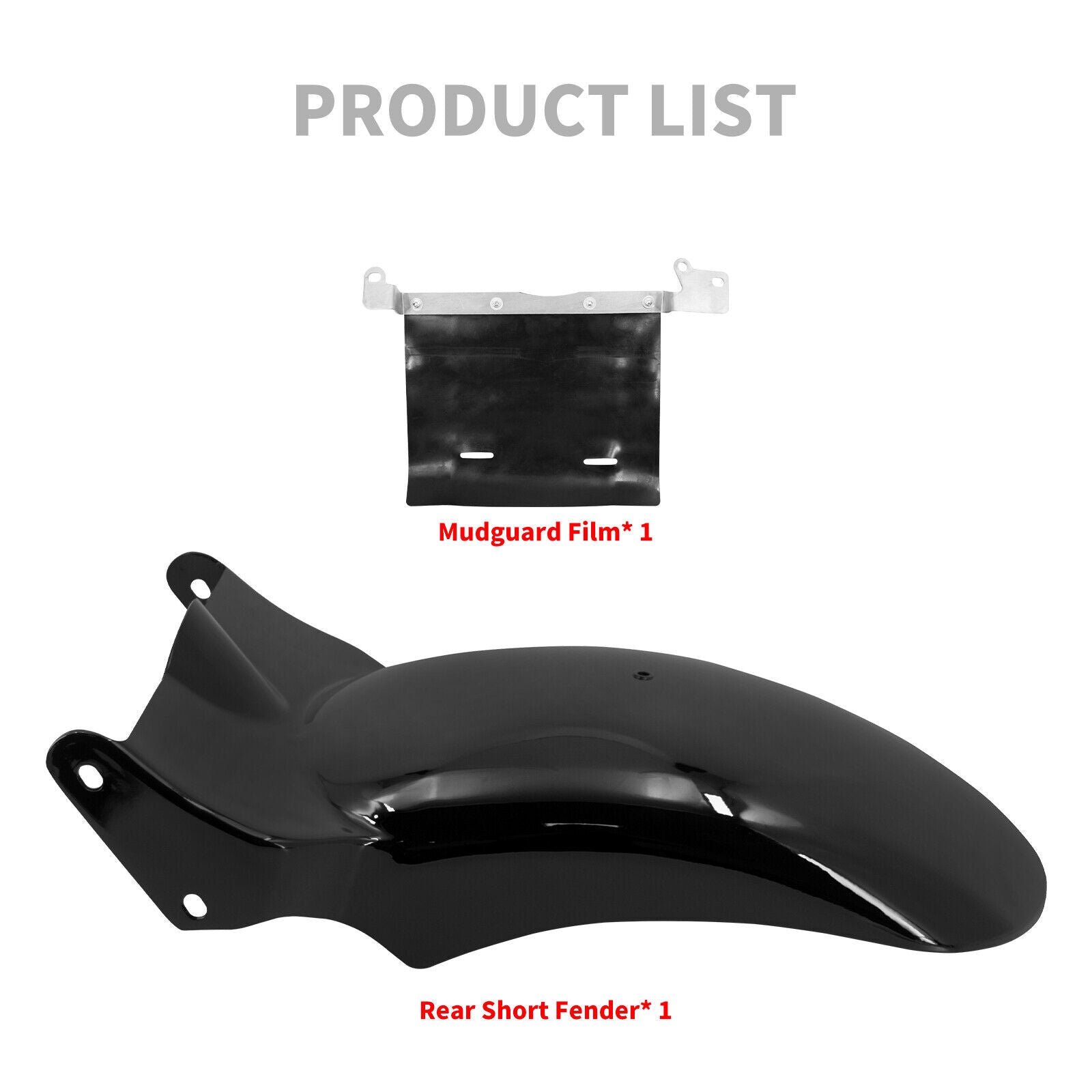 Short Fender Rear Mudguard Fits for Harley Fat Boy Breakout FXBR FXDR 2018-2023