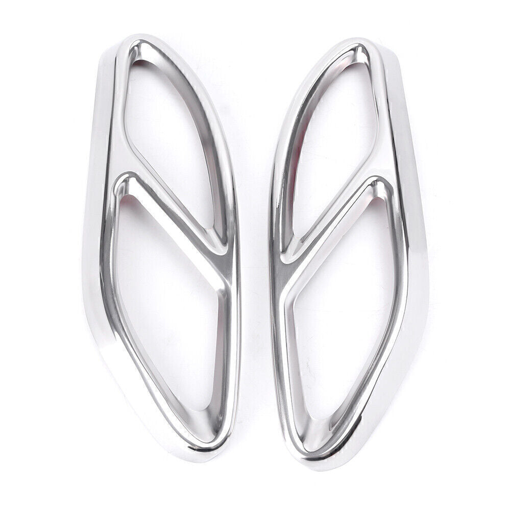 Rear Cylinder Exhaust Pipe Cover Fit for Mercedes-Benz E Class W212 W213 2014-2020