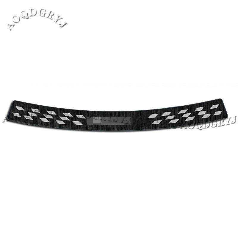 Black Rear Bumper Step Anti-Scratch Sill Guard Cover for Honda Accord 2008-2012