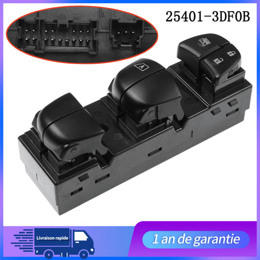 COMMANDE LEVE VITRE AVANT GAUCHE POUR JUKE SENTRA QASHQAI PATHFINDER 254013KA0A
