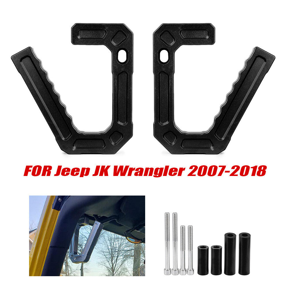 Aluminum front and rear grip handle kit for 2007-2018 for Jeep for Wrangler JK
