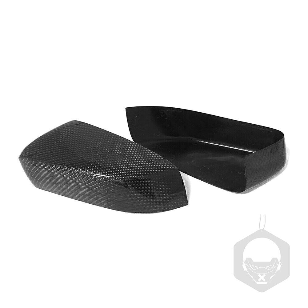 Carbon Fiber Rearview Mirror Cover Caps Fit for Ford for Mustang GT/Coupe 2009 - 2013