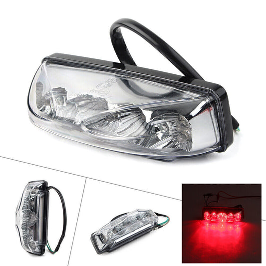 Universal Red Brake Rear Tail Light Fit Motorcycle ATV Bike Scooter