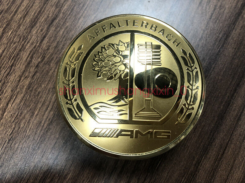 New for Mercedes-Benz Golden Chrome badge for front engine 57mm A0008171701