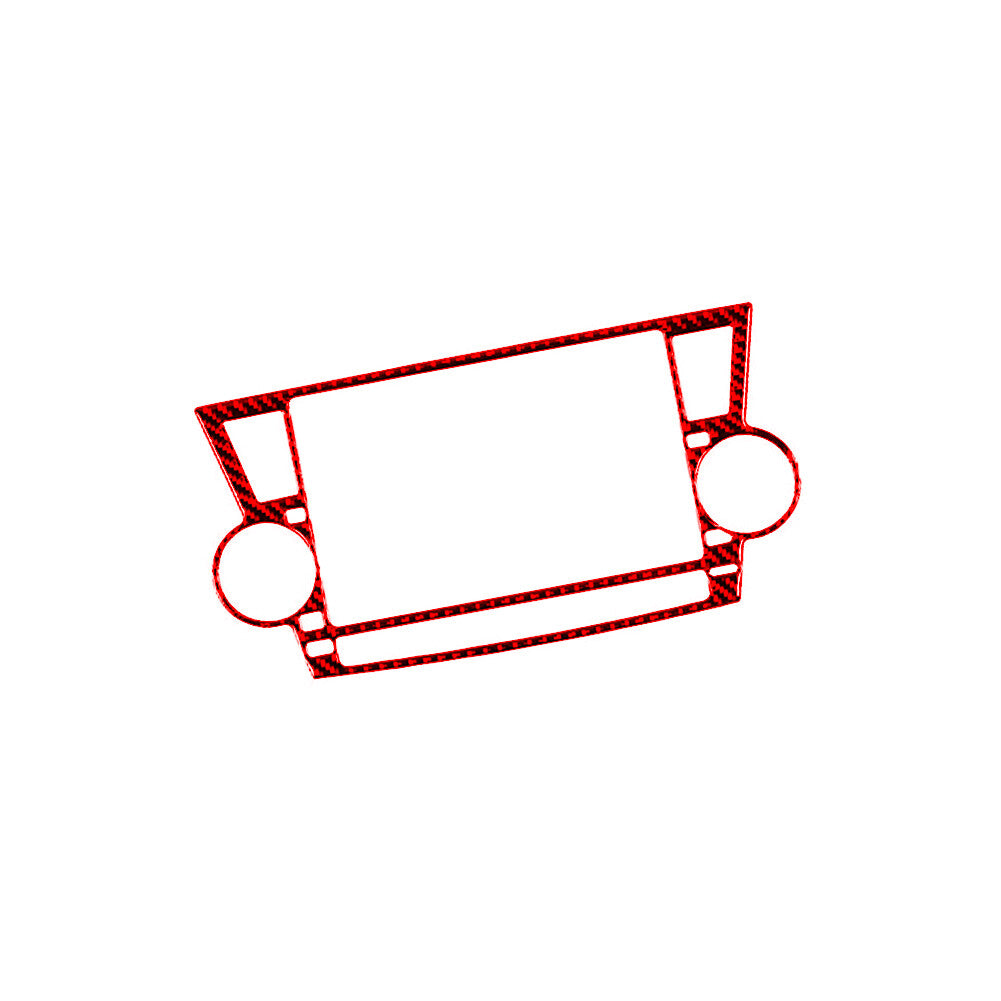 for Toyota Highlander 2008-2013 Central Navigation Display Frame Trim Cover Red