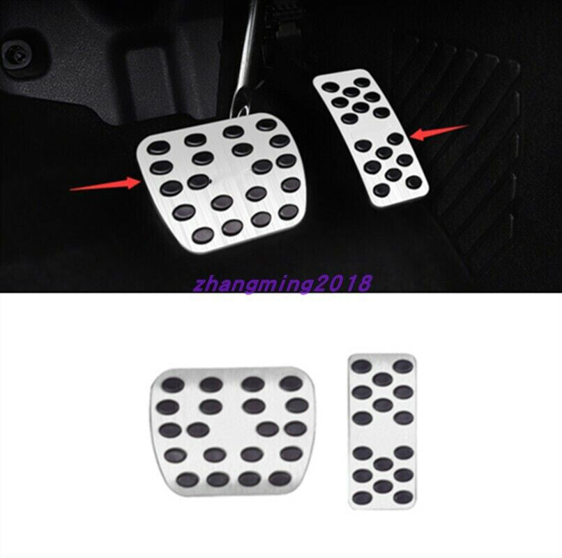 2P Stainless Interior Accelerator Pedal Cover Trim for Benz GLB X247 2019-2021