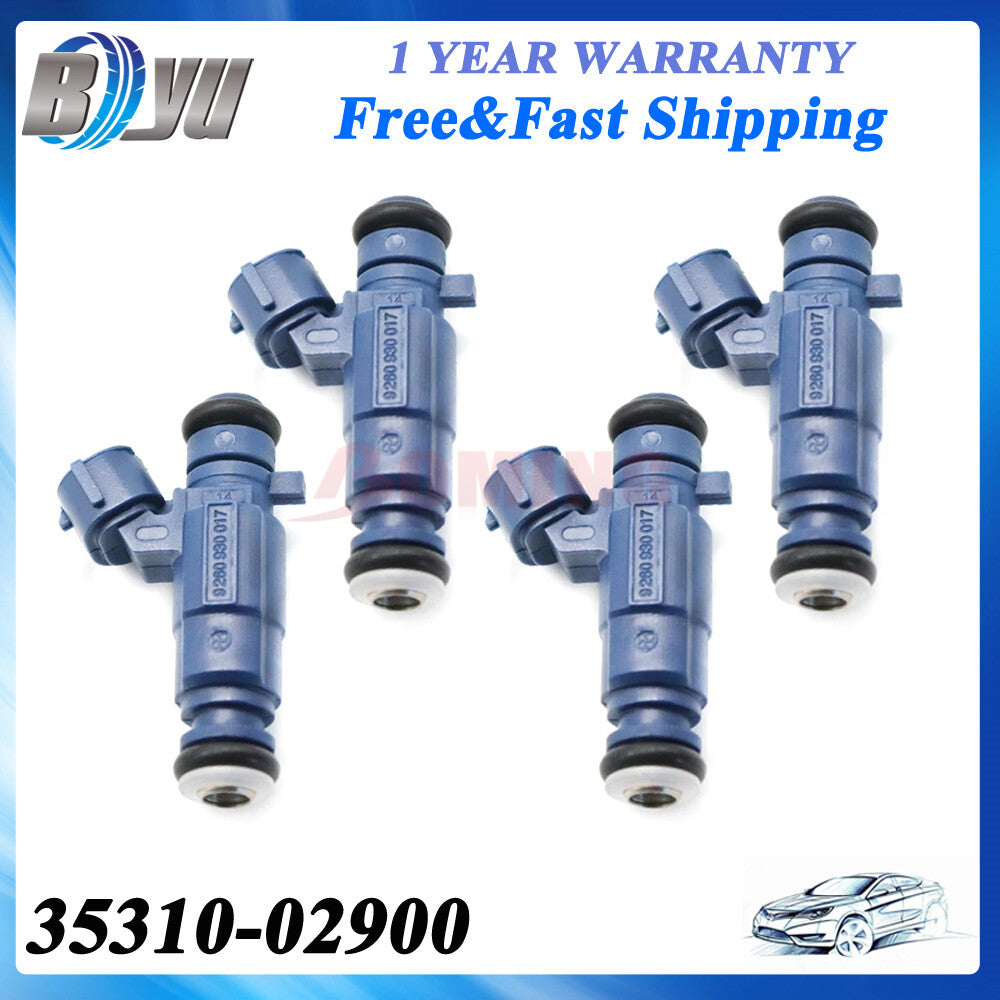 4PCS Fuel Injectors 35310-02900 for Hyundai Atos MX i10 PA for Kia Picanto BA 1.1