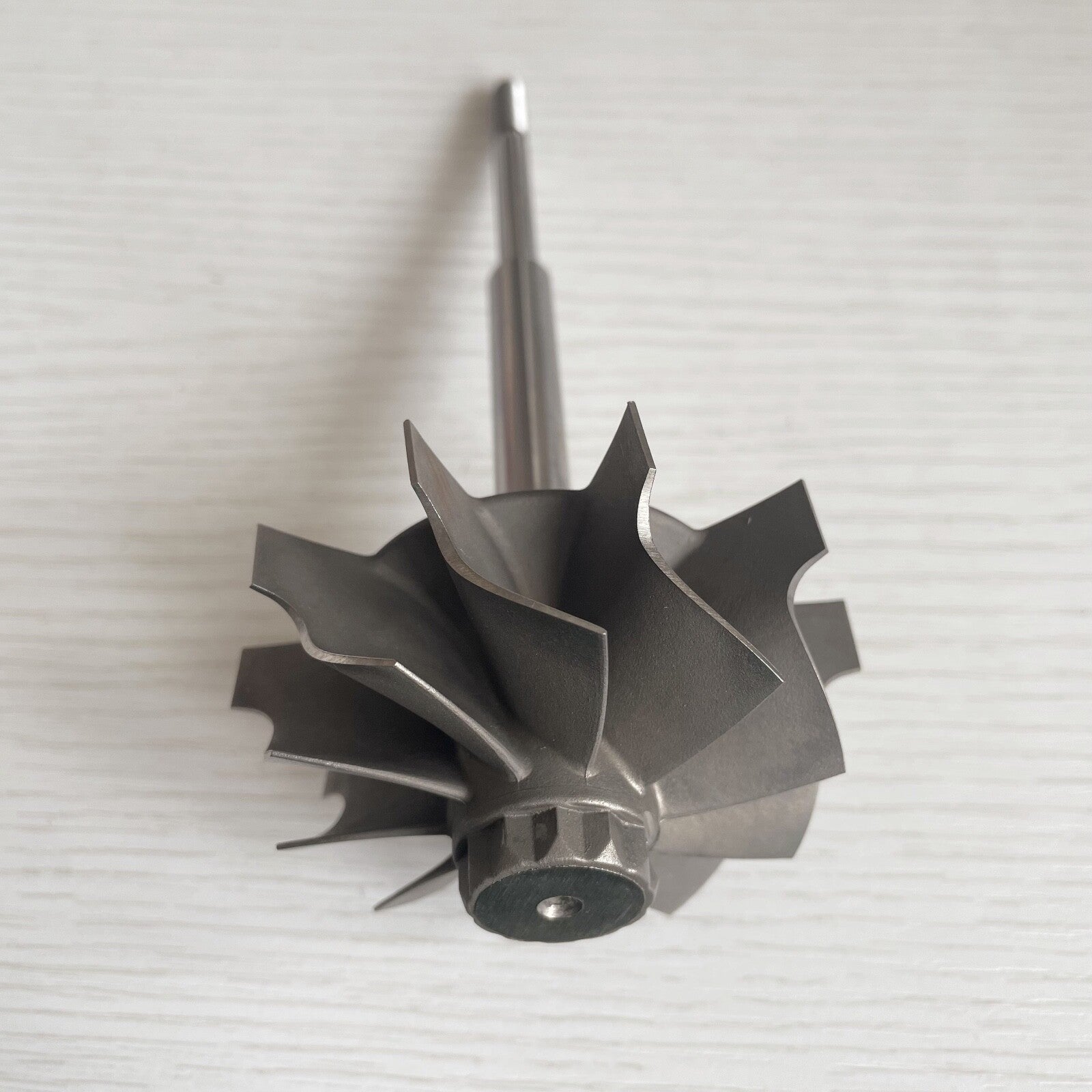HX40 64X76mm 10-blade turbine wheel/turbine shaft and wheel for turbochargers