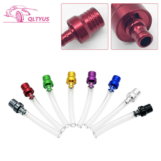 8Motorcycle Gas CAP VENT Tank Fuel Air Breather Valve Hose Tube Dirt Bike ATV