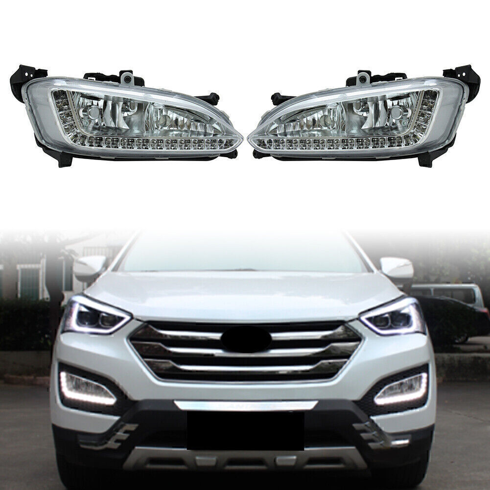 LED Daytime Running Lights DRL for Hyundai Santa Fe/IX45 2013-2015 2014