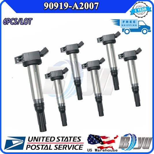 90919 - A2007 6-pack ignition coils for Toyota for Camry , for Avalon , for Sienna , Highlander