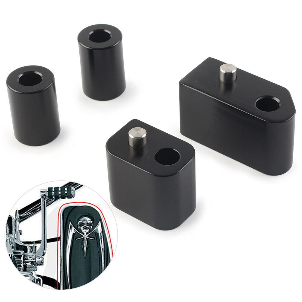 1-1/4 Driver Floorboard Spacer Extension Fit for Harley Street Tri Glide Black po