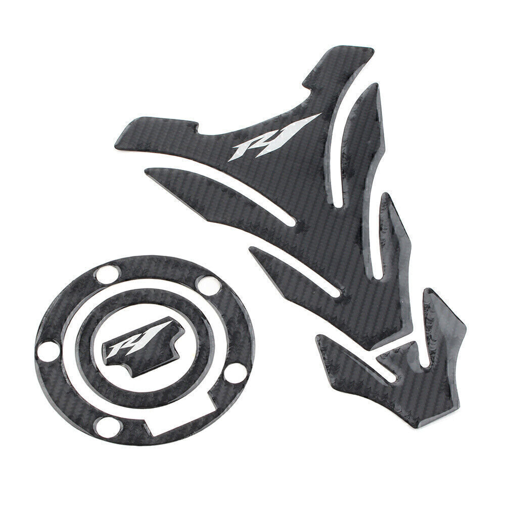 Tankpad 3D Tankschutz Aufkleber Protektor Wei? F¨¹r for Yamaha YZF1000 YZF-R1 R1M76