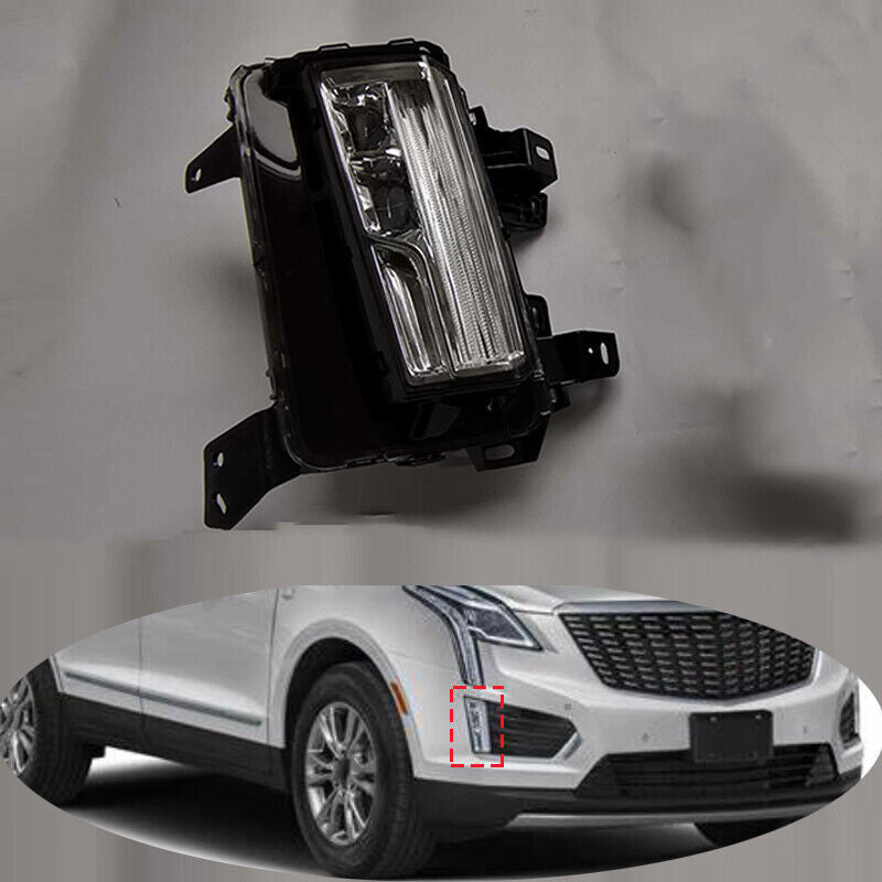 Right Side LED Front Bumper Fog Driving Light Replace for Cadillac XT5 2017-2020