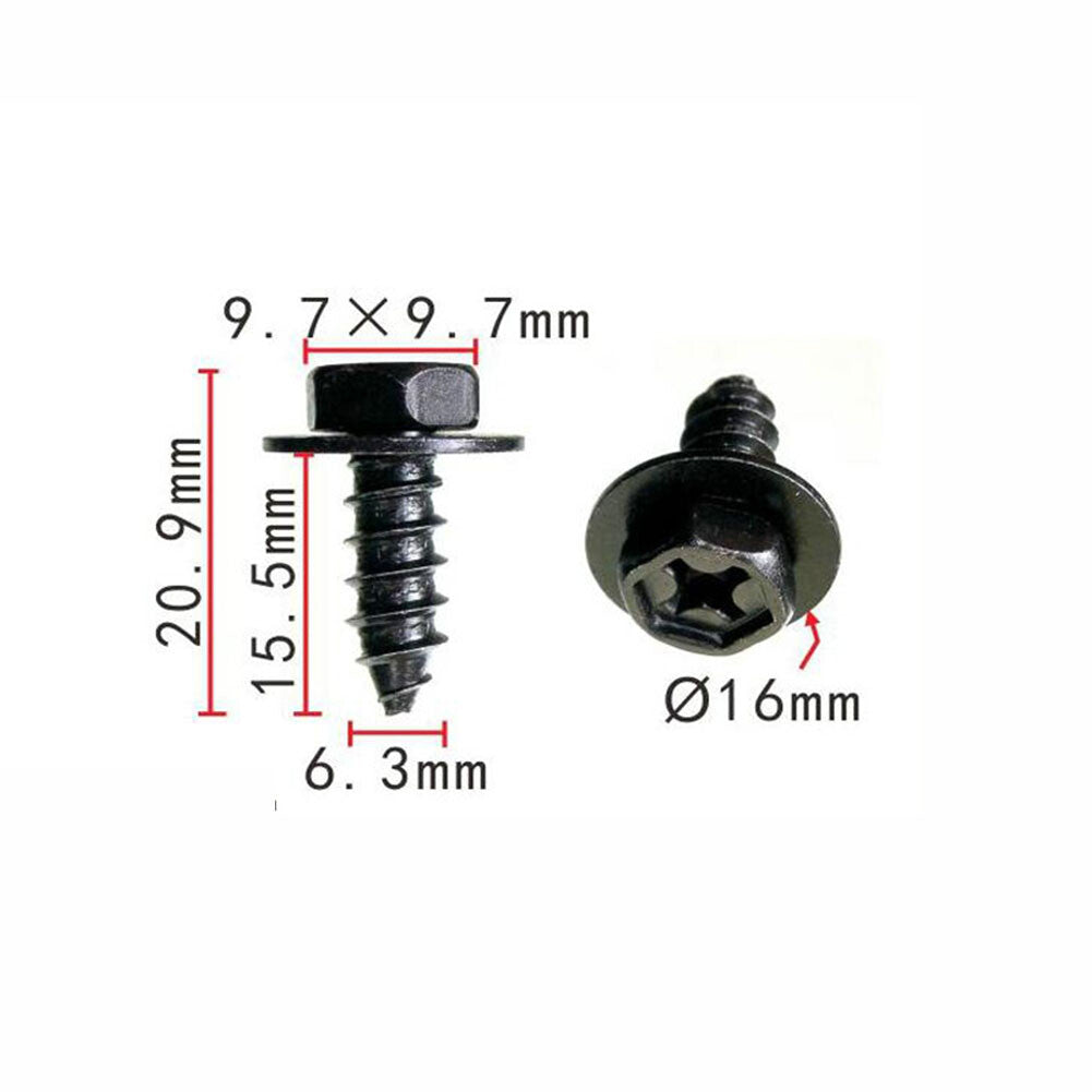 10 Car Bumper Cover Splash Shield Mud Guard Screw Bolt for Toyota for Lexus
