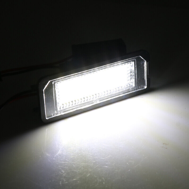 2Pcs Rear LED Number License Plate Lights Lamp Bulbs for VW GOLF5 2003-2008