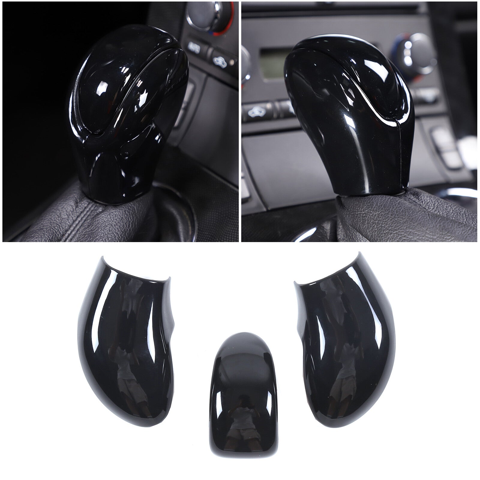 ABS carbon fiber interior door panel trim strips are suitable for Toyota Tundra 2022/Sequoia 2023
