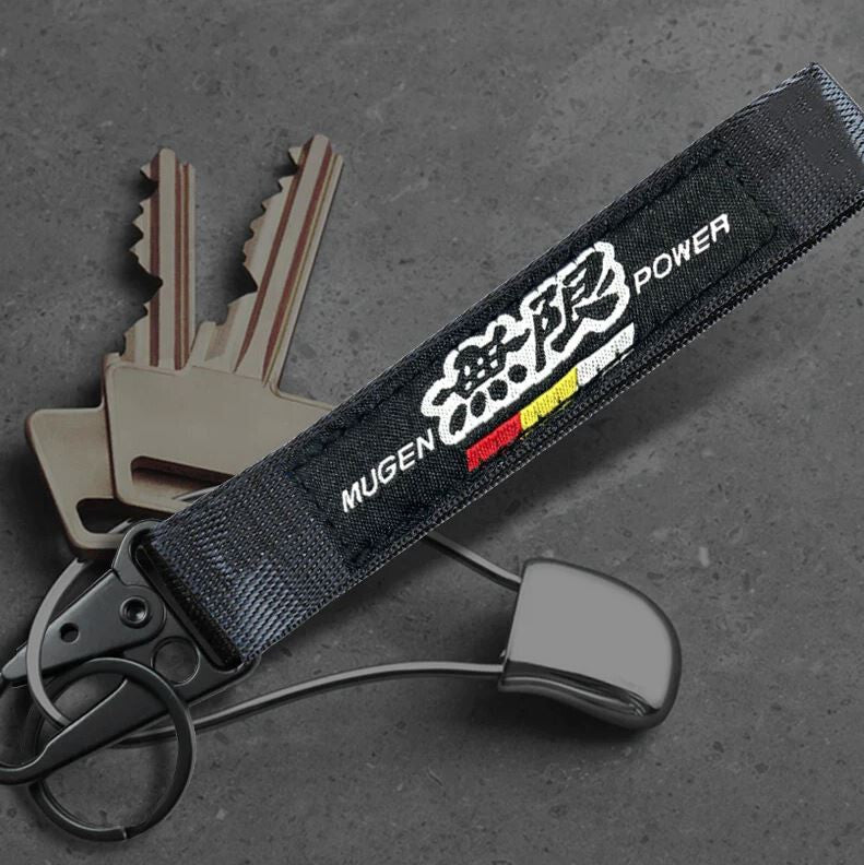 Car keychain metal key ring badge lanyard black Mugan suitable for Toyota new products