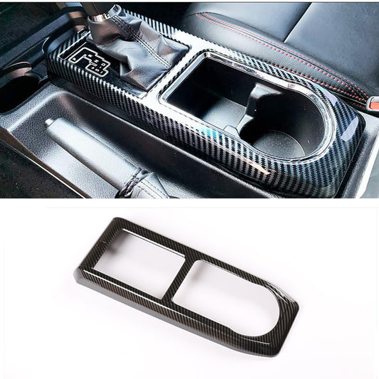 Carbon fiber gear shift panel cover trim suitable for Toyota Tacoma 2016 - 2022