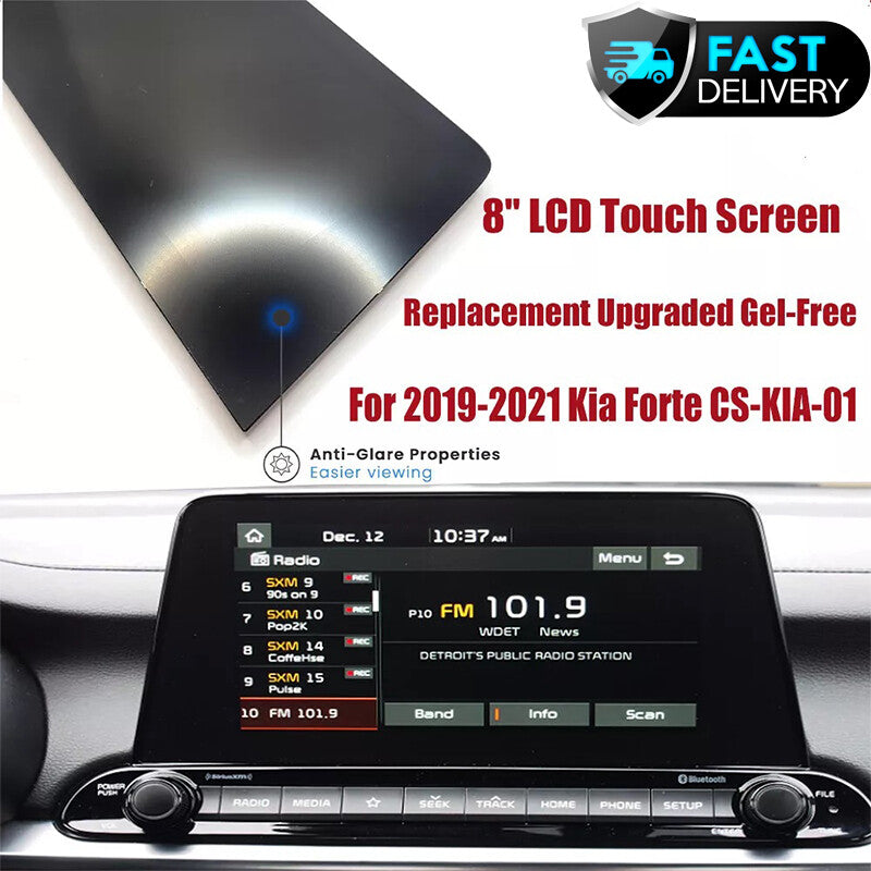 8 LCD DISPLAY WITH TOUCH SCREEN For 2019 2020 2021 for Kia Forte Nav Radio