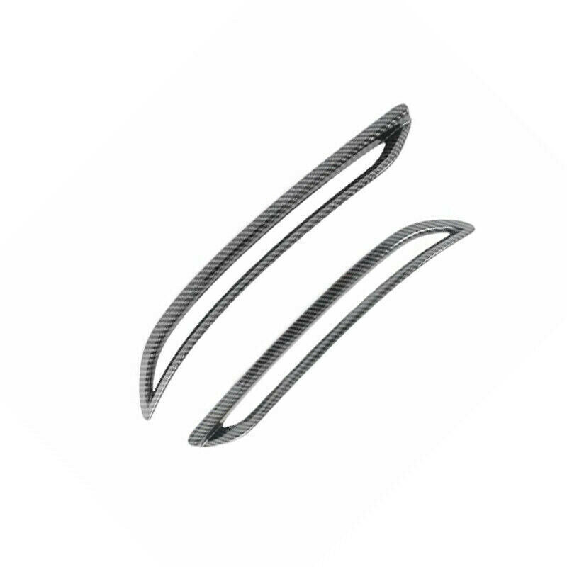 Carbon Fiber 2X Rear Fog Light Lamp Cover Trim Fit for VW for GOLF 8 MK8 2020 2021