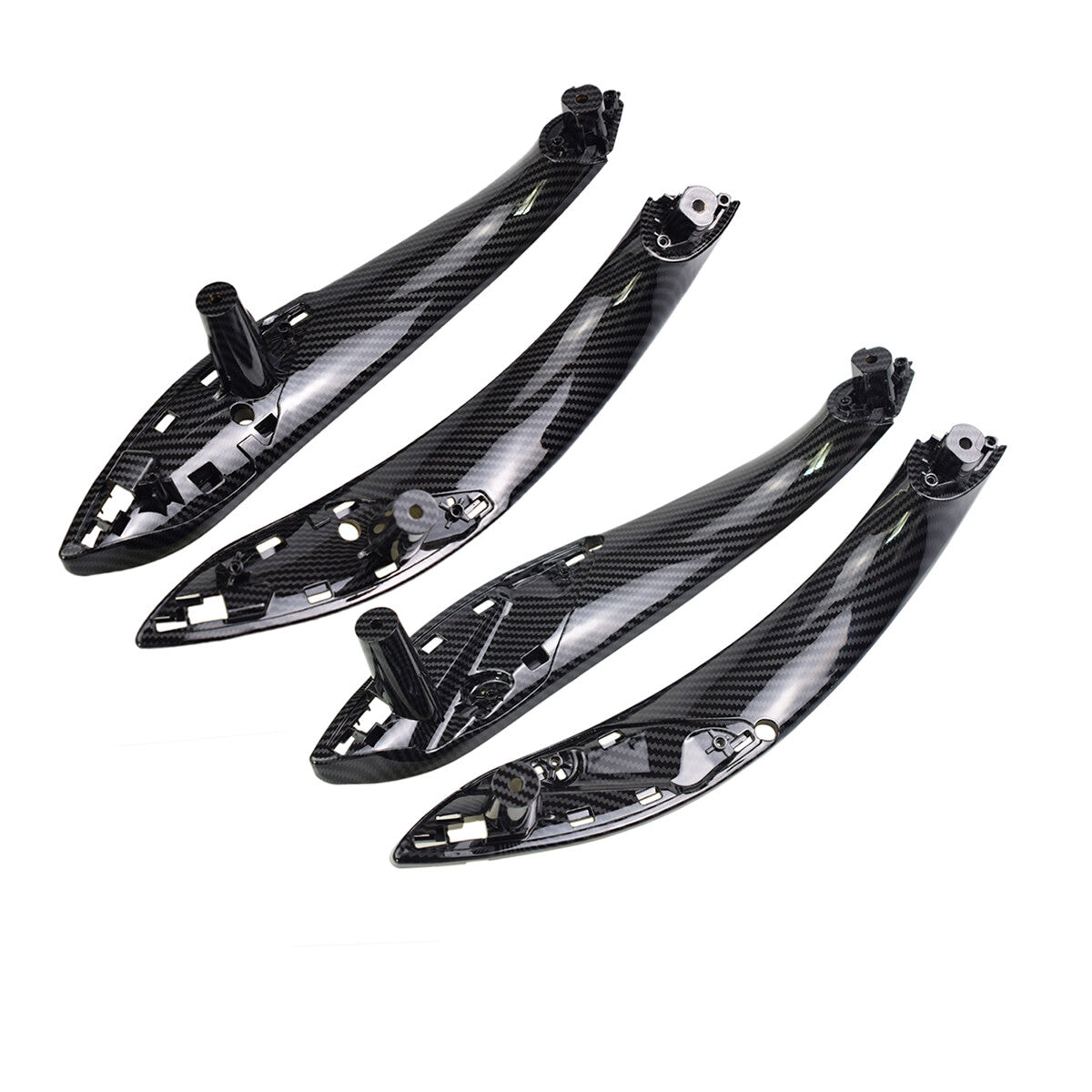 Interior door handle trim cover for BMW 3 Series, F30, F35 - Carbon Fiber