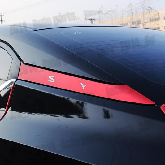 for Nissan Sentra 2020 2021 2022 2PCS Red Window D Pillar Trim Strip Sticker