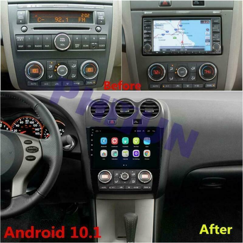 9 Android 10.1 Car Radio GPS Player For 2008-12 for Nissan Altima Teana w/ Auto A/C
