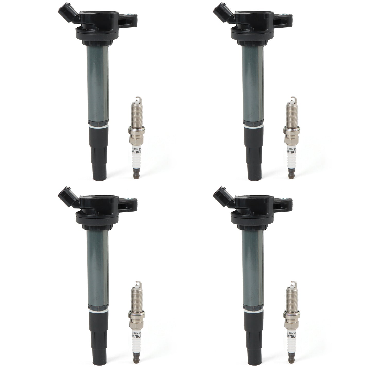 4X Ignition Coil  Spark Plug for Toyota for Corolla Prius for Lexus 1.8L 09-17 UF596