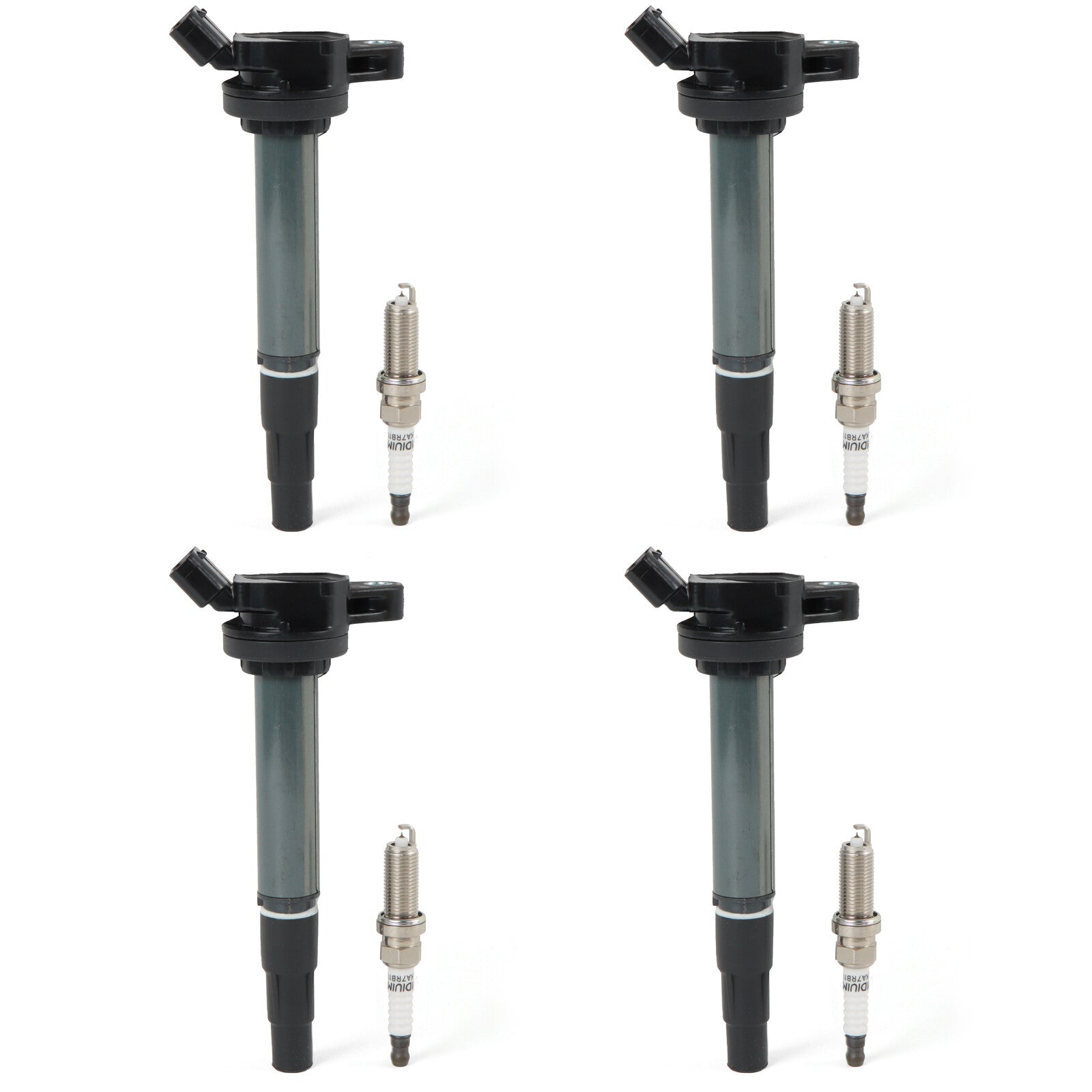 4X Ignition Coil  Spark Plug for Toyota for Corolla Prius for Lexus 1.8L 09-17 UF596