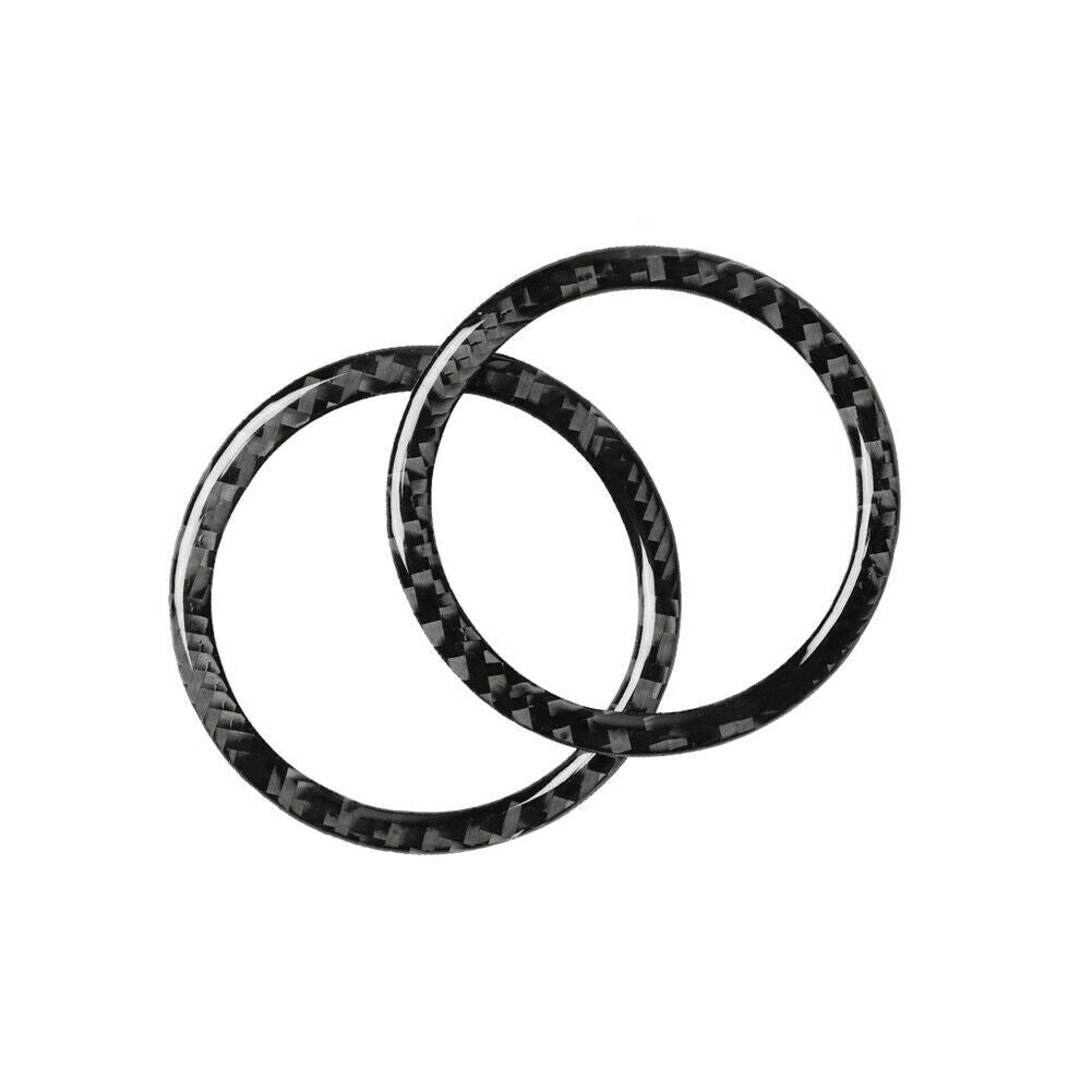 Carbon fiber door speaker stickers suitable for BMW 3 Series E46 1998-05