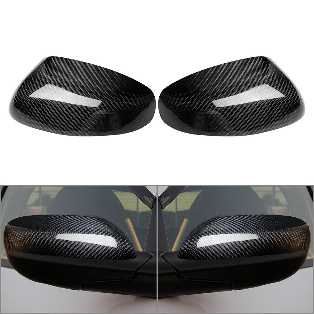 Carbon Fiber Rearview Door Mirror Cover Side Wing Mirror Protective Cap