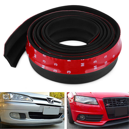 Car Front Bumper Lip Side Skirt Spoiler Protector Rubber Pad Chin Guard