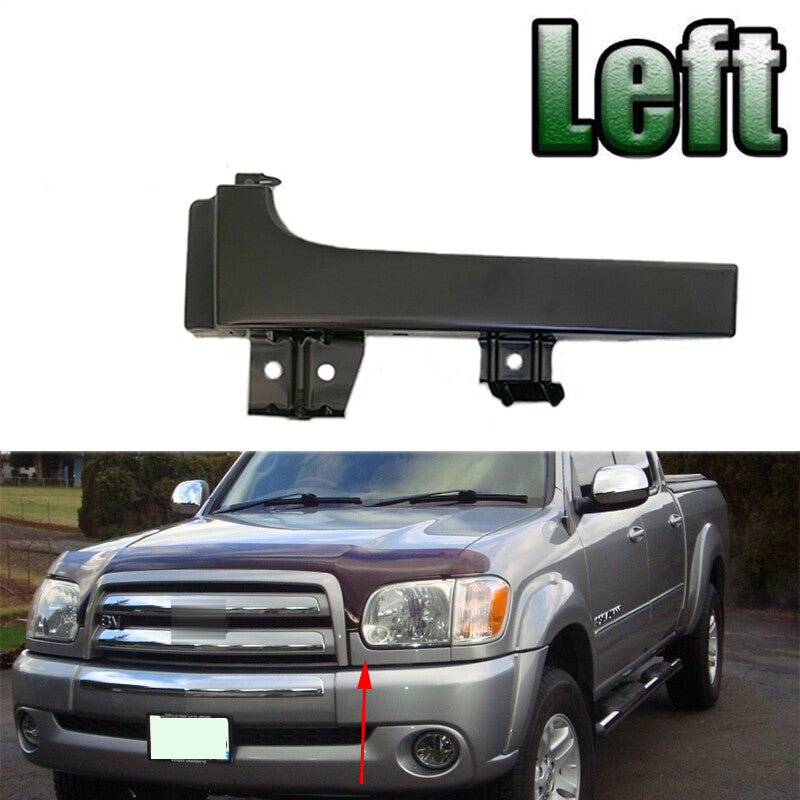 Left for Toyota Tundra 2003-2006 Front Bumper Headlamp Under Lower Trim Cover