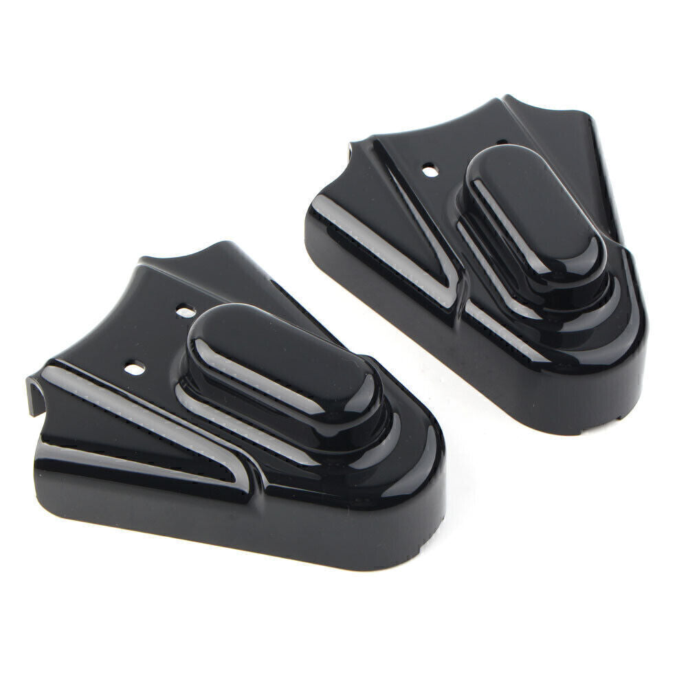 for Phantom Cap Covers ABS Glossy Black 2pcs for Harley Softail FXST/C 1986-2007