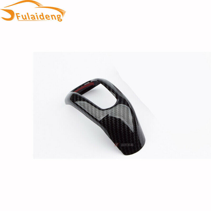 for Cadillac XT4 2018-2021 Carbon Fiber Inner Gear Shift Knob Cap Cover Trim ABS