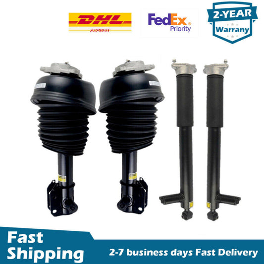 4x Air Suspension Struts Fit for Mercedes W218 W212 CLS400 E300 E400 E63 AMG 4matic